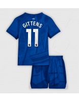 Chelsea Jamie Gittens #11 Hjemmedraktsett Barn 2025-26 Korte ermer (+ bukser)